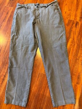 Riders by Lee Women's Gray Straight-Leg Chinos